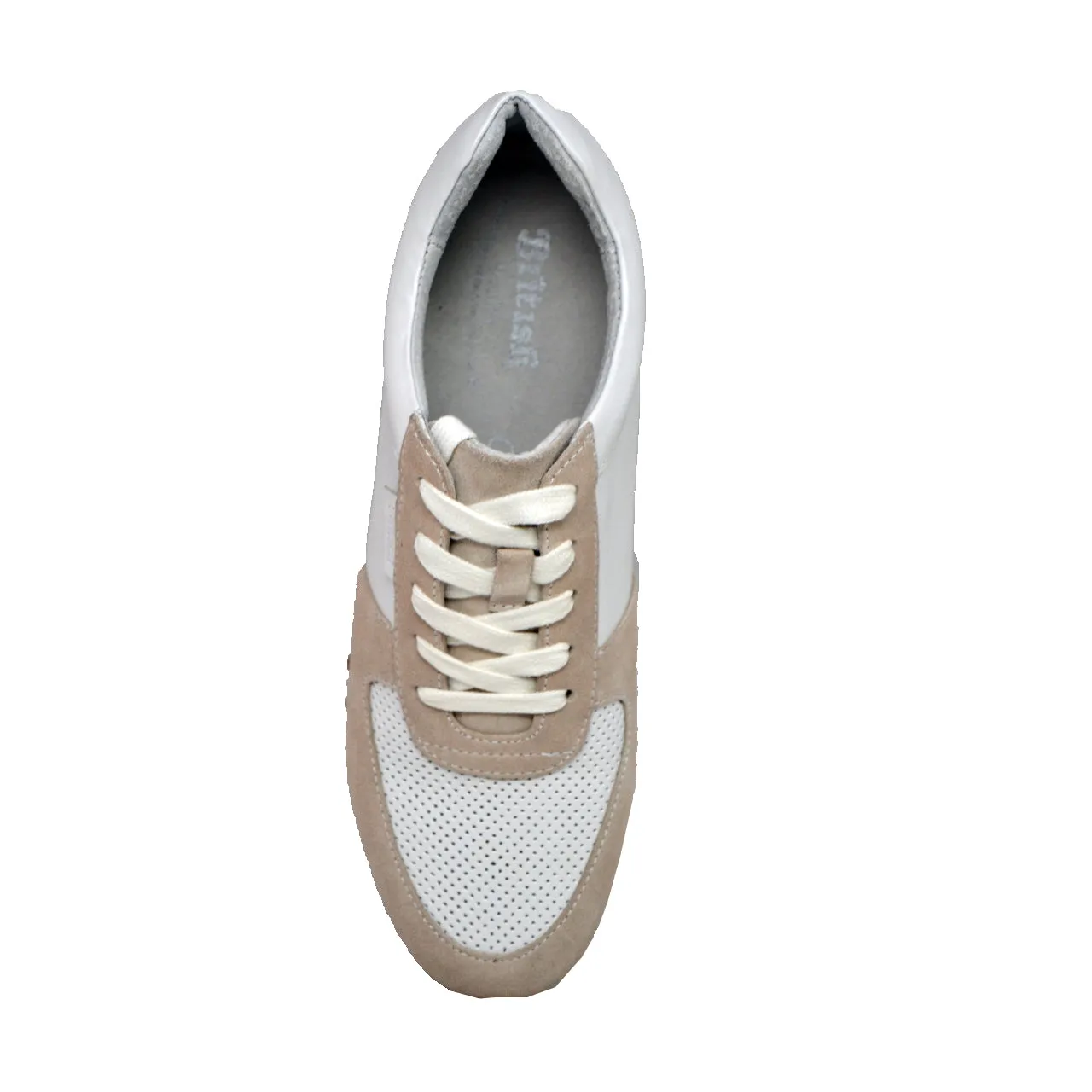 Surrey Bone & White Sneakers - Stylish and Comfortable Everyday Shoes