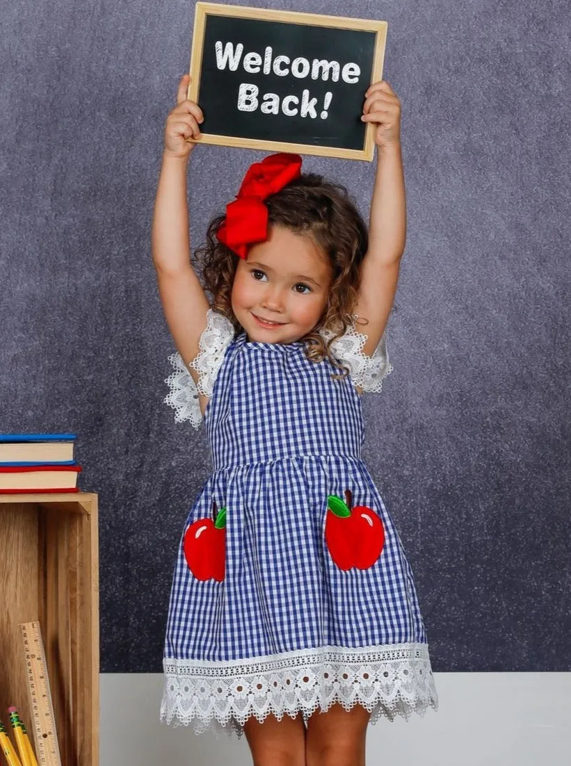 Top of the Class Crochet Ruffled Dress