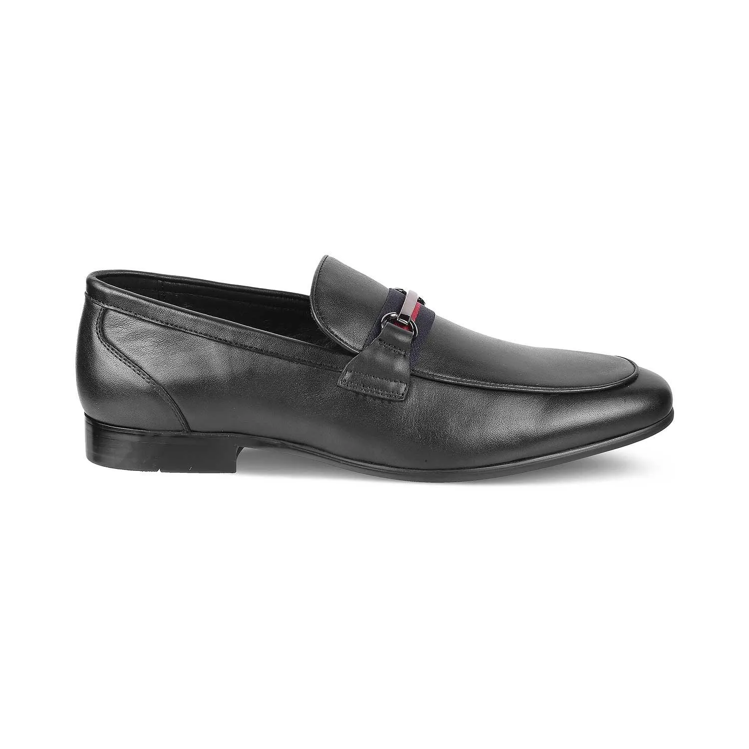 Tresmode Merci Black Men's Leather Loafers