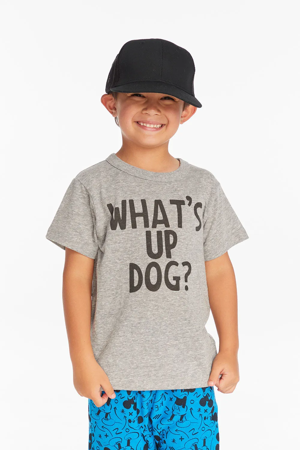 What's Up Dog Boys Crew Neck Tee