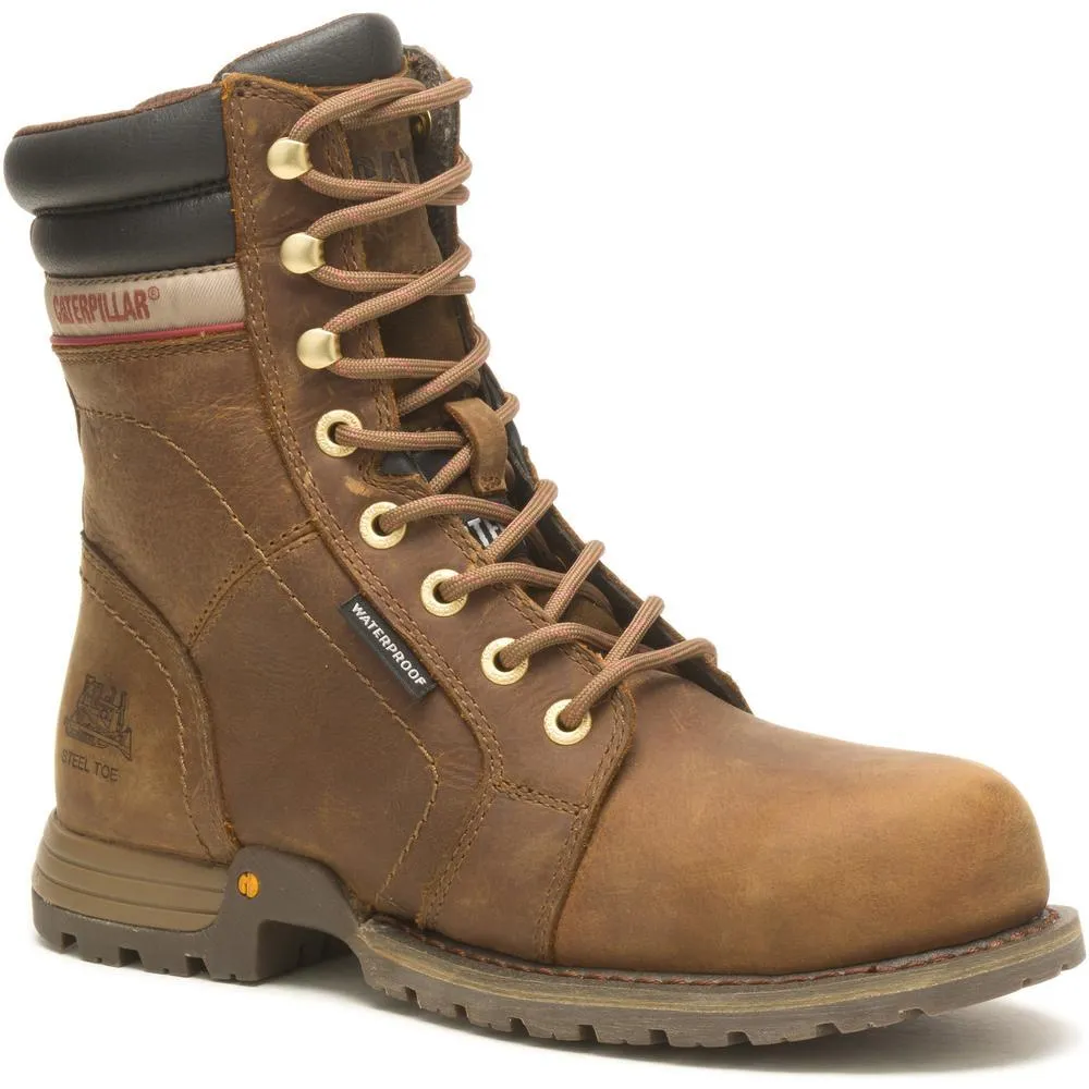 Women's Echo Steel-Toe Waterproof Work Book Brown