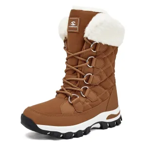 Women's Winter Non Slip Snow Boots | Warm Lined Faux Fur