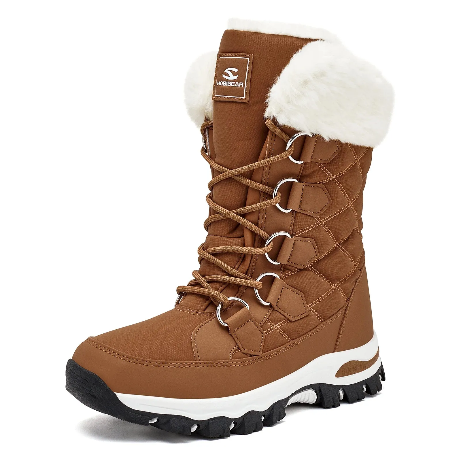 Women's Winter Non Slip Snow Boots | Warm Lined Faux Fur