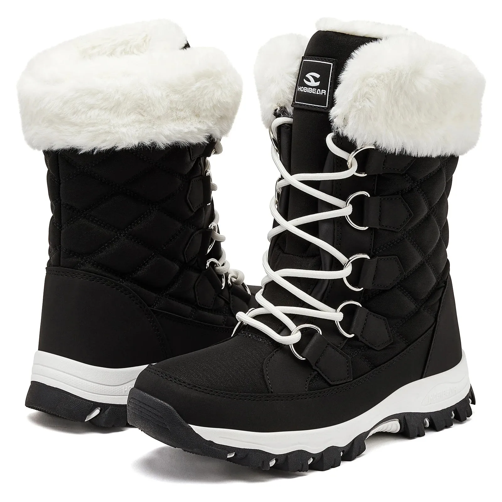 Women's Winter Non Slip Snow Boots | Warm Lined Faux Fur